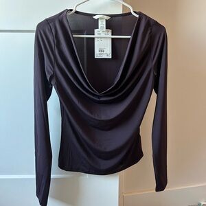 H&M Women's Blouse - Dark Purple